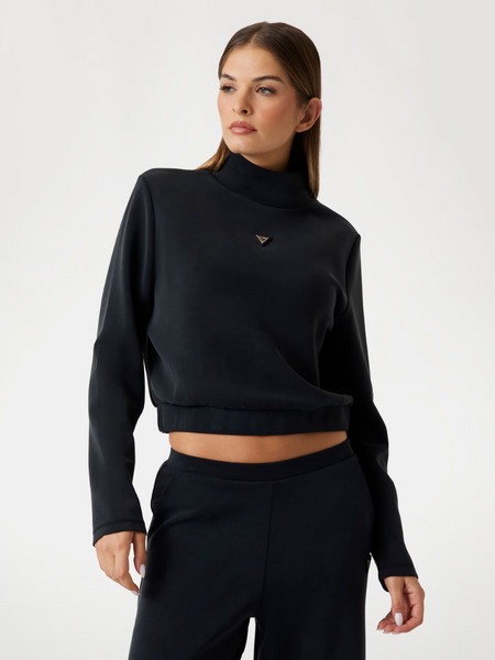 Guess Olympe High Neck Sweater - Jet Black Guess Guess Olympe High Neck Sweater - Jet Black