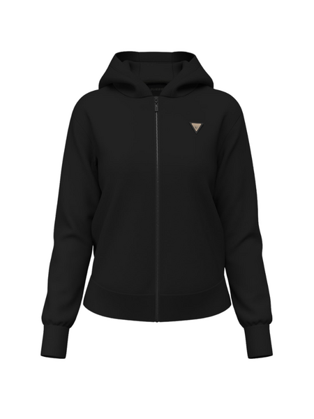 Guess Guess Olympe Full Zip Hoodie - Jet Black Guess Olympe Full Zip Hoodie - Jet Black