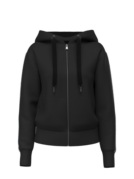Guess New Hooded Scuba Sweater - Jet Black Guess Guess New Hooded Scuba Sweater - Jet Black