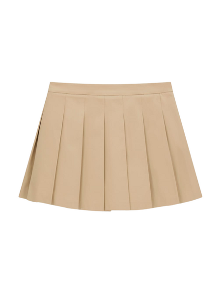 Guess Guess Juliana Mini Pleated Skirt - Safari Tan Guess Juliana Mini Pleated Skirt - Safari Tan