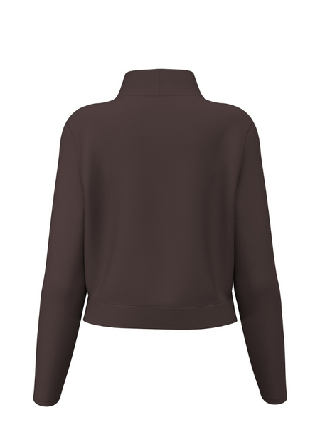 Guess Olympe High Neck Sweater - Coffee Roast Guess Guess Olympe High Neck Sweater - Coffee Roast