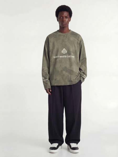 Don't Waste Culture Don't Waste Culture Zada Longsleeve - Army Green
