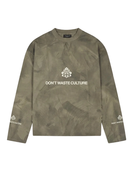 Don't Waste Culture Don't Waste Culture Zada Longsleeve - Army Green