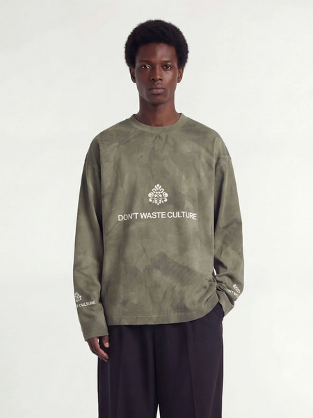 Don't Waste Culture Don't Waste Culture Zada Longsleeve - Army Green Don't Waste Culture Zada Longsleeve - Army Green