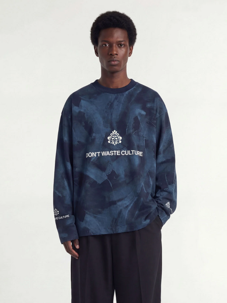 Don't Waste Culture Don't Waste Culture Zada Longsleeve - Blue Don't Waste Culture Zada Longsleeve - Blue