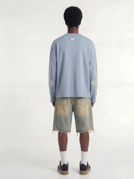 Don't Waste Culture Ator Longsleeve - Light Blue Don't Waste Culture Don't Waste Culture Ator Longsleeve - Light Blue