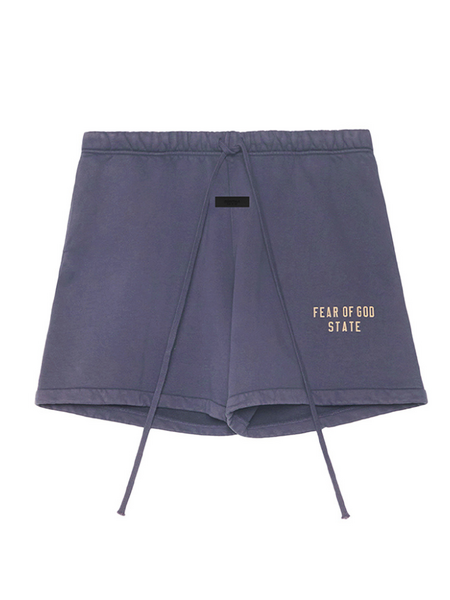 Fear of God Essentials Heavy Jersey Soccer Short - Lavendel