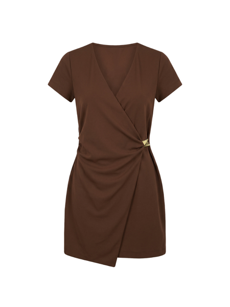 Nikkie Rimini Dress - Cacao Nikkie Nikkie Rimini Dress - Cacao