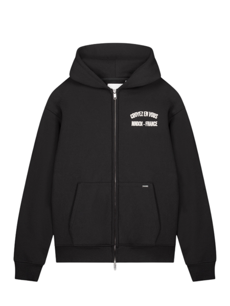 Croyez Rhinestone Zip Hoodie - Black Croyez Croyez Rhinestone Zip Hoodie - Black