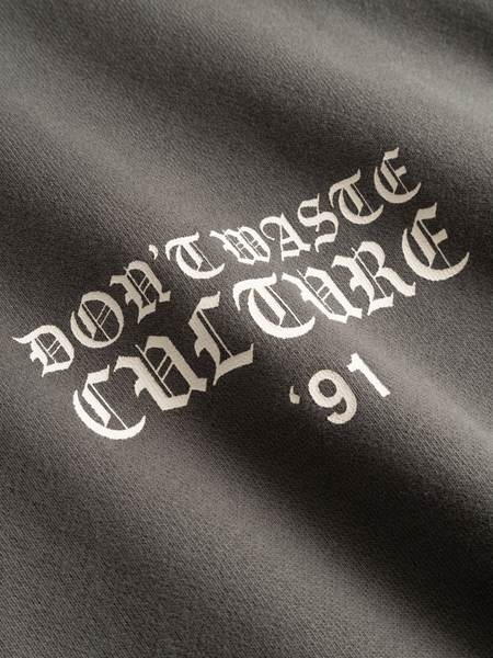 Don't Waste Culture Don't Waste Culture Velo Zip Hoodie - Grey