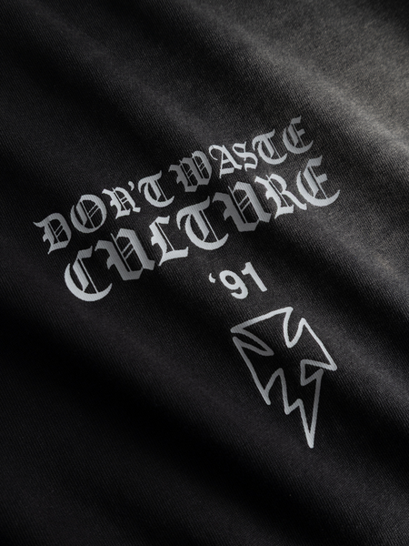 Don't Waste Culture Don't Waste Culture Thunder T-Shirt - Faded Black