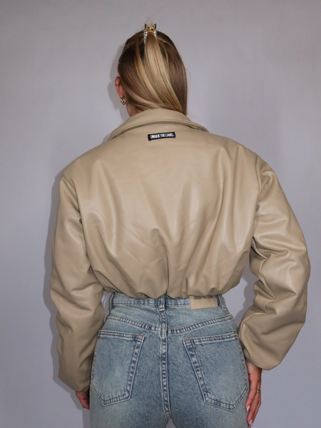 Unique The Label Semmi Bomber - Sandy Unique The Label Unique The Label Semmi Bomber - Sandy