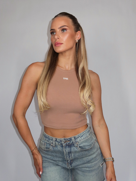 Unique The Label Dana Halter Top - Sandy Unique The Label Unique The Label Dana Halter Top - Sandy