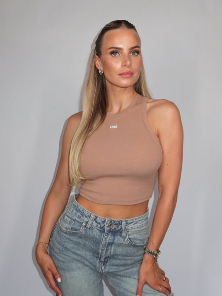 Unique The Label Dana Halter Top - Sandy Unique The Label Unique The Label Dana Halter Top - Sandy