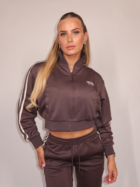 Guess Guess Hoshi Full Zip Sweater - Darkest Grey Guess Hoshi Full Zip Sweater - Darkest Grey