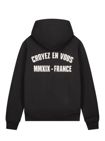 Croyez Rhinestone Zip Hoodie - Black Croyez Croyez Rhinestone Zip Hoodie - Black
