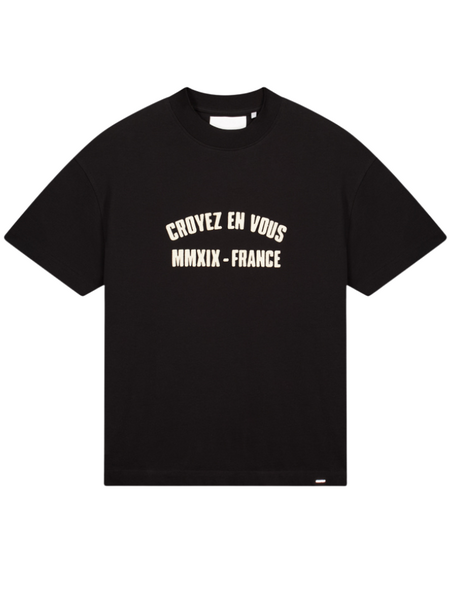 Croyez Applique T-Shirt - Black Croyez Croyez Applique T-Shirt - Black