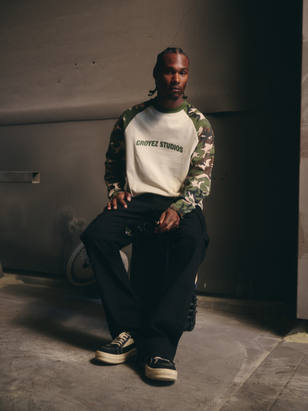 Croyez Croyez Two Tone Camo Longsleeve - Camo Croyez Two Tone Camo Longsleeve - Camo