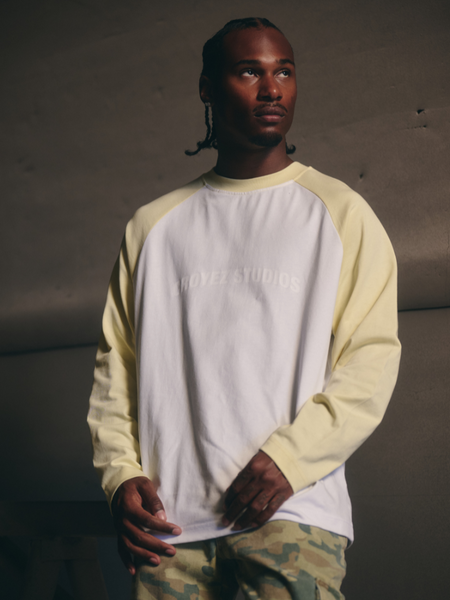 Croyez Croyez Two Tone Longsleeve - Light Yellow Croyez Two Tone Longsleeve - Light Yellow