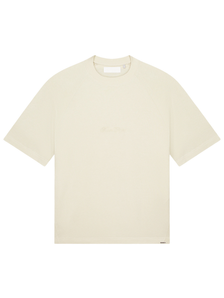 Croyez Croyez Waffle Raglan T-Shirt - Light Beige Croyez Waffle Raglan T-Shirt - Light Beige