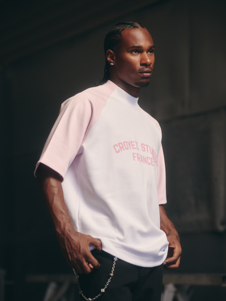 Croyez Studios Raglan T-Shirt - White Croyez Croyez Studios Raglan T-Shirt - White