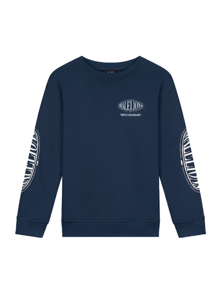 Malelions Kids Relaxed Lifestyle Sweater - Navy Malelions Malelions Kids Relaxed Lifestyle Sweater - Navy