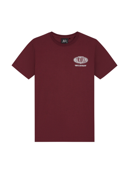 Malelions Kids Relaxed Lifestyle T-Shirt - Burgundy Malelions Malelions Kids Relaxed Lifestyle T-Shirt - Burgundy