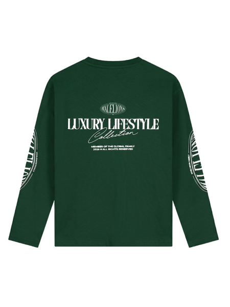 Malelions Kids Relaxed Lifestyle Longsleeve T-Shirt - Racing Green Malelions Malelions Kids Relaxed Lifestyle Longsleeve T-Shirt - Racing Green