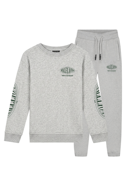 Malelions Malelions Kids Lifestyle Combi-Set - Grey Melange Malelions Kids Lifestyle Combi-Set - Grey Melange