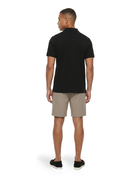 Malelions Pique Zip Polo - Black Malelions Malelions Pique Zip Polo - Black