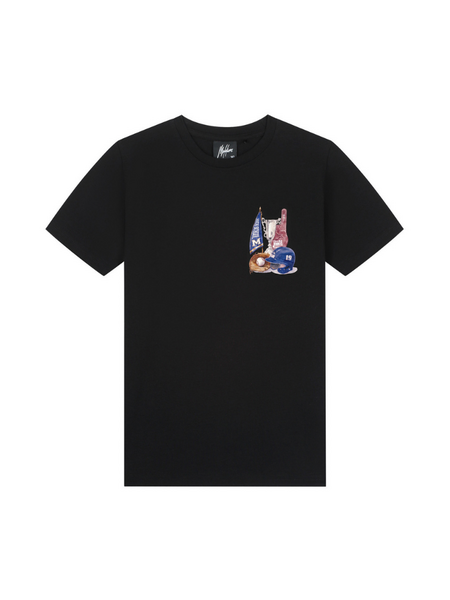 Malelions Kids Relaxed Champions T-Shirt - Black Malelions Malelions Kids Relaxed Champions T-Shirt - Black
