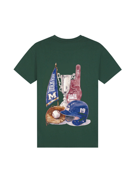 Malelions Kids Relaxed Champions T-Shirt - Racing Green Malelions Malelions Kids Relaxed Champions T-Shirt - Racing Green