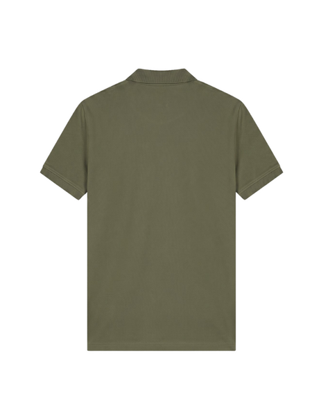 Malelions Pique Zip Polo - Dark Sage Malelions Malelions Pique Zip Polo - Dark Sage