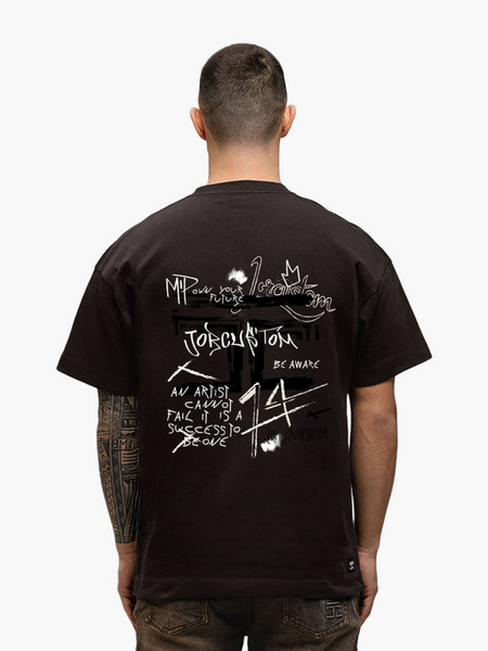 JorCustom Artist Loose Fit T-Shirt - Brown JorCustom JorCustom Artist Loose Fit T-Shirt - Brown