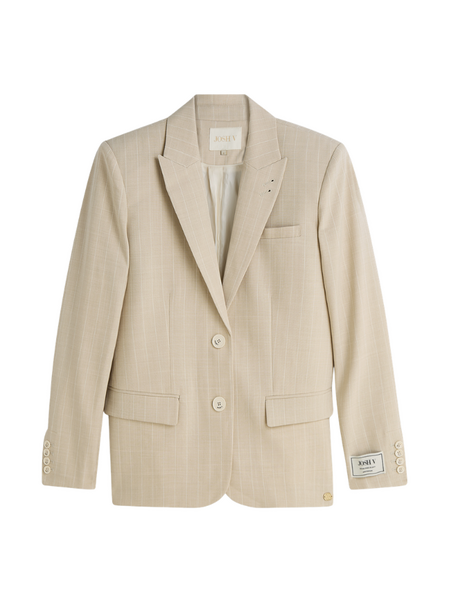 Josh V Nick Blazer - Soft Stone Melange Josh V Josh V Nick Blazer - Soft Stone Melange
