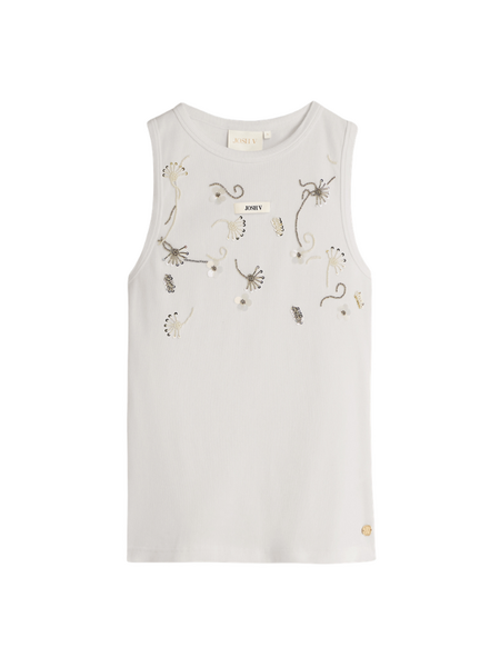 Josh V Calix Top - Off White Josh V Josh V Calix Top - Off White