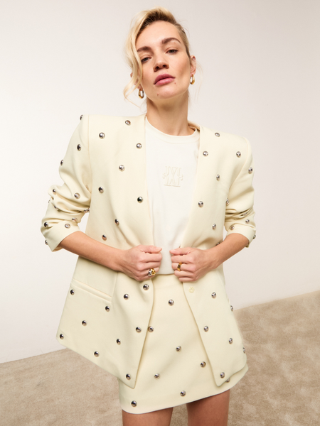 Josh V Yven Blazer - Light Yellow Josh V Josh V Yven Blazer - Light Yellow
