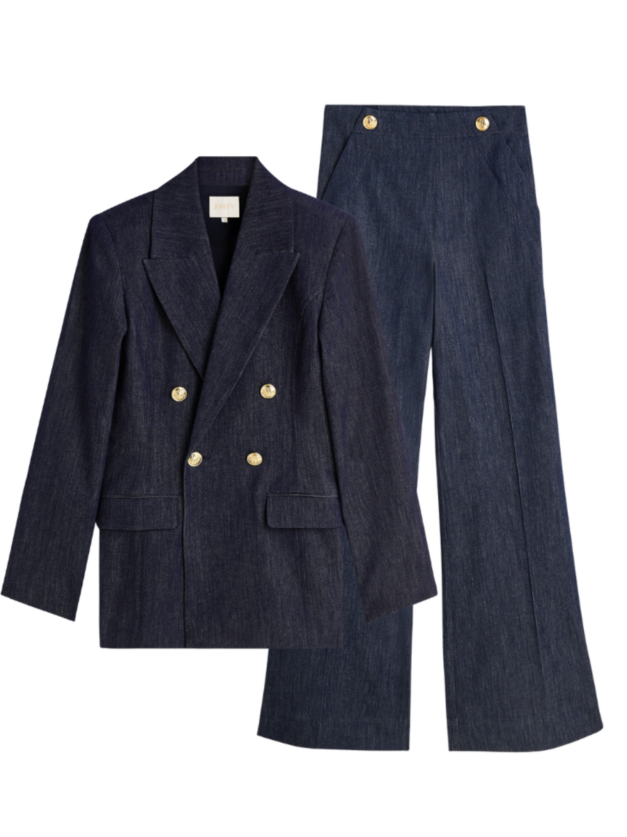Josh V Bluebell Combi-set - Dark Blue Chambray Josh V Josh V Bluebell Combi-set - Dark Blue Chambray