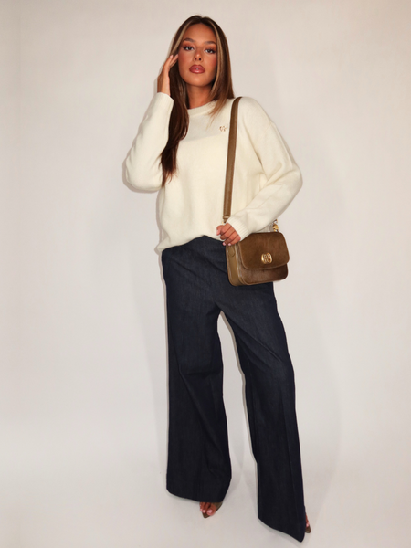 Josh V Elina Sweater - Cloud White Josh V Josh V Elina Sweater - Cloud White