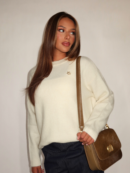 Josh V Elina Sweater - Cloud White Josh V Josh V Elina Sweater - Cloud White