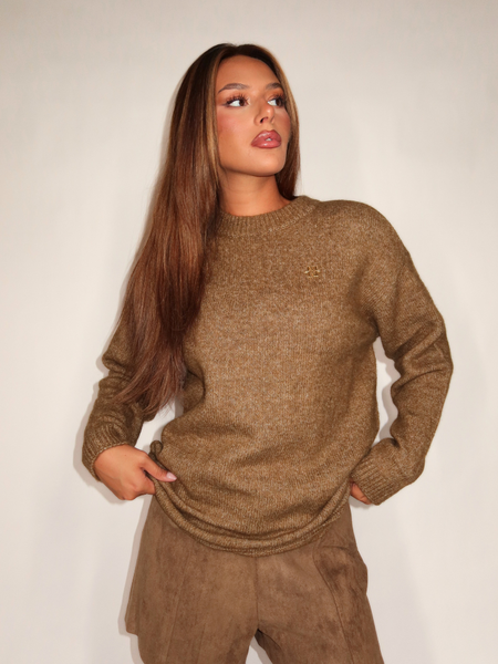 Josh V Elina Sweater - Khaki Josh V Josh V Elina Sweater - Khaki