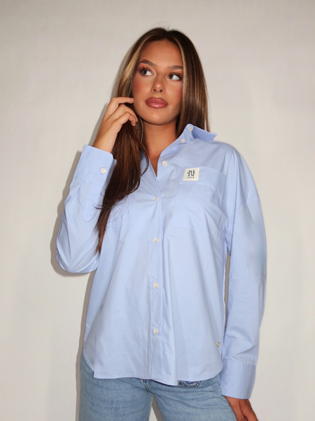 Josh V Berdina Blouse - Powder Blue Josh V Josh V Berdina Blouse - Powder Blue