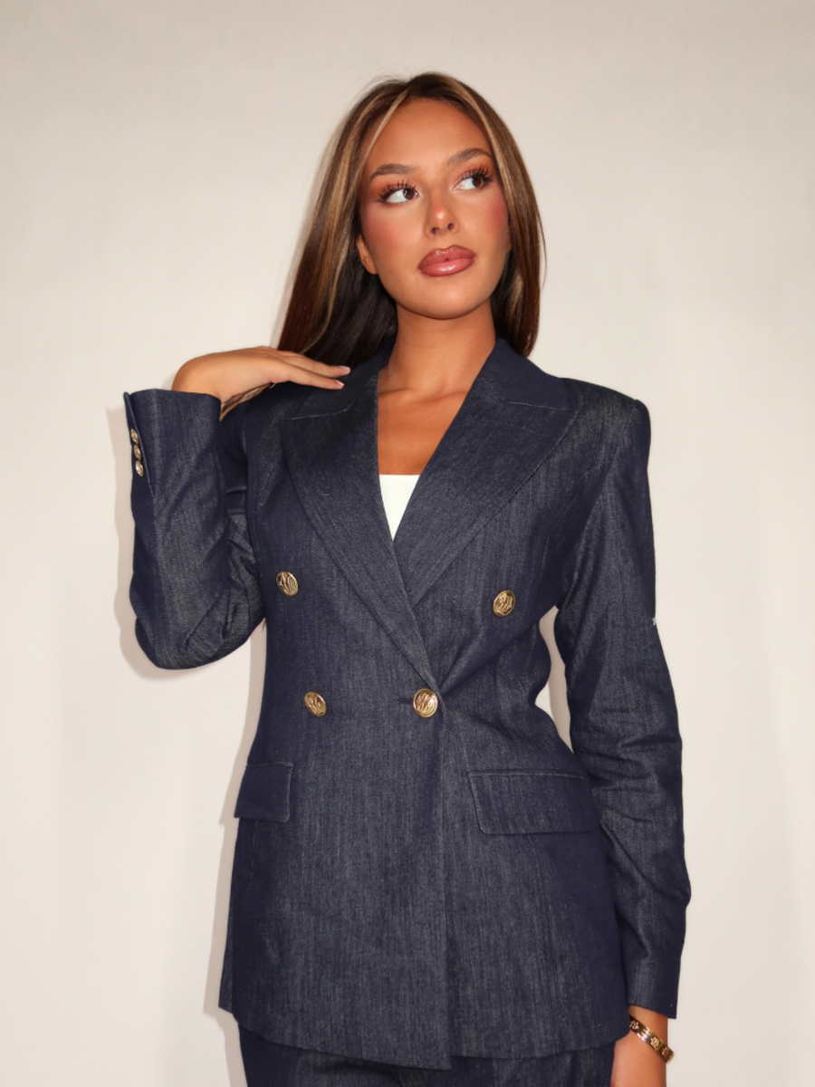 Josh V Bluebell Combi-set - Dark Blue Chambray Josh V Josh V Bluebell Combi-set - Dark Blue Chambray