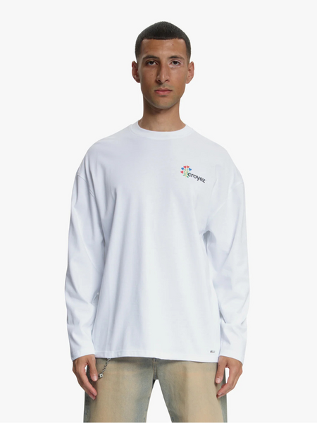 Croyez J'Adore Longsleeve T-Shirt - White Croyez Croyez J'Adore Longsleeve T-Shirt - White