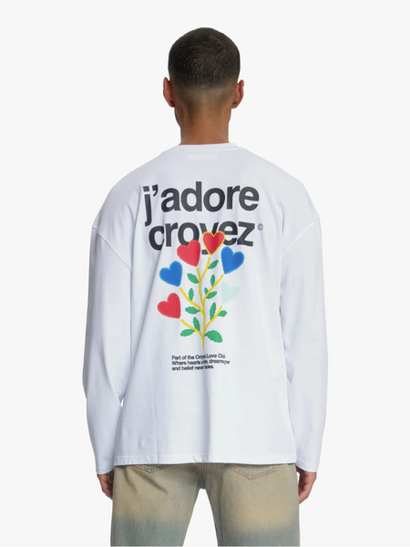 Croyez J'Adore Longsleeve T-Shirt - White Croyez Croyez J'Adore Longsleeve T-Shirt - White