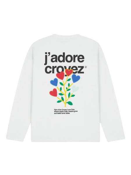 Croyez J'Adore Longsleeve T-Shirt - White Croyez Croyez J'Adore Longsleeve T-Shirt - White