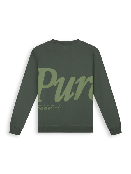 Pure Path Pure Path Pure Sweater - Dark Army