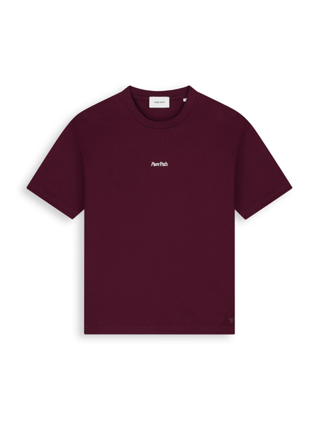 Pure Path Pure Path Tree Of Life T-shirt - Wine Red