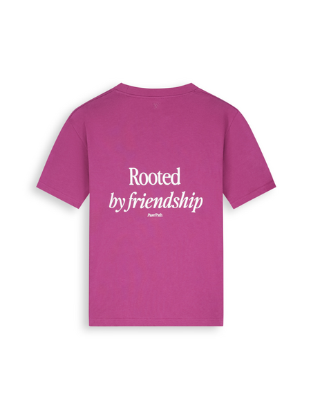 Pure Path Rooted By Friendship T-shirt - Velvet