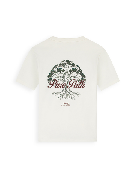 Pure Path Pure Path Rooted Tree T-shirt - Ecru